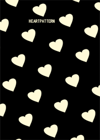 HEART PATTERN BLACK