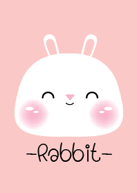 Minimal White  Rabbit  Theme