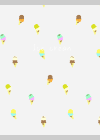 Cold Ice Cream2 on gray