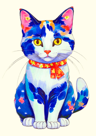 Cat looking this way07yellow