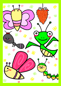 絵がヘタな人が描いたシンプルな虫たち4