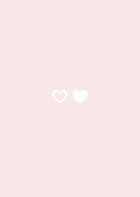 mini heart 04  - pink greige