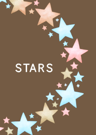 GRADATION CIRCLE STARS THEME 6