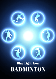 Blue Light Icon BADMINTON