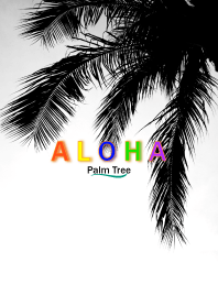 monochrome palm ALOHA 37