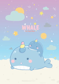 Whale Unicorn Summer Day Kawaii