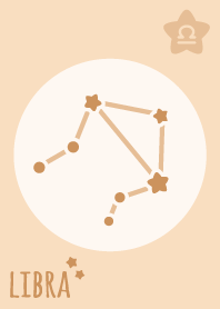 Libra Sign'Orange'