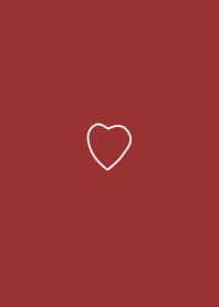 Brown red and heart.