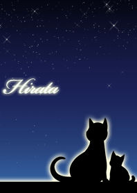 Hirata parents of cats & night sky