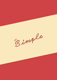 Simple Lines - Red.Light Yellow Orange J