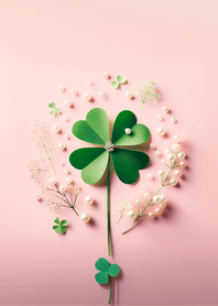 โคลเวอร์นำโชคสีพาสเทล 18