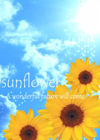 life flowering lucky sunflower2.