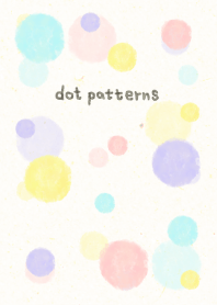 dot pattern25 - watercolor painting-