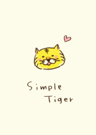 手書きシンプルなトラ
