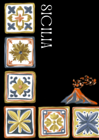 Sicilian Tiles (black)