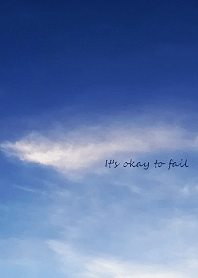 It's okay to fail