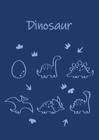 恐竜がいます˙紺