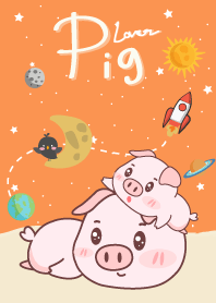 Pig Lover (Orange Galaxy ver.)