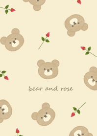 Bear and rose yellow13_2