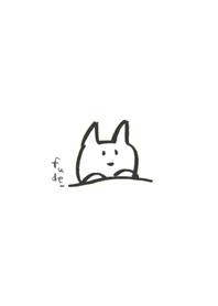 Cat white version by Rororoko