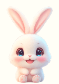 Cute bunny loves you