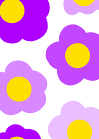 A lot of purple flowers