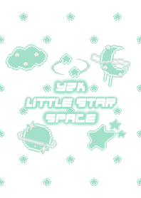 Y2K Little Star&Space  Green