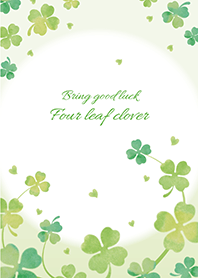 Bringing good luck Four leaf-clovers*