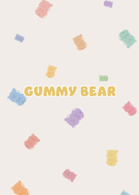 yammy gummy bear2 / light cream