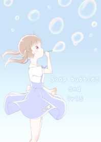 Soap bubbles and girls