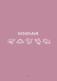 Black Pink (White) : Dinosaur & letters