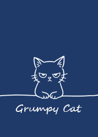 Grumpy Cat(Navy)#7