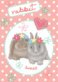 Sweet rabbit (soft pink)