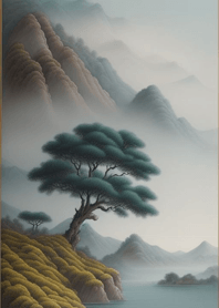 Landscape background 6b93a9