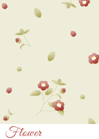 Flower 004-2 (Camellia/Yellow Green)