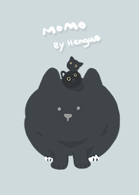 Black Cat - Light blue gray theme