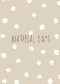 natural flower (beige brown)