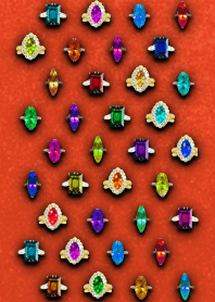 指輪がいっぱい