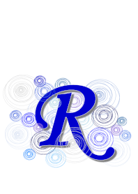circle R-1 blue