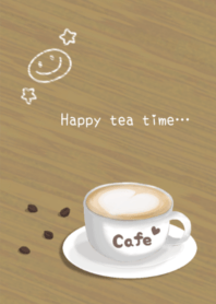 "happy tea time"