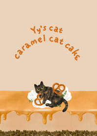 Yy's cat caramel cake and cat