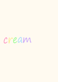 Cream color Simple