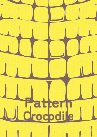 Pattern Crocodile Lemon YEL