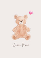 Watercolor simple bear1