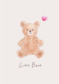 水彩シンプルベア♪ふんわり