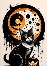 浮世絵万聖節猫 1Fc16d