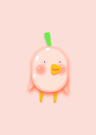 pink cute bird