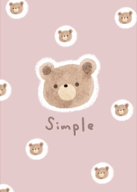 Cute cute simple bear7