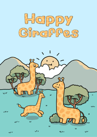 Happy Giraffes