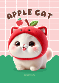 Cute Apple Cat